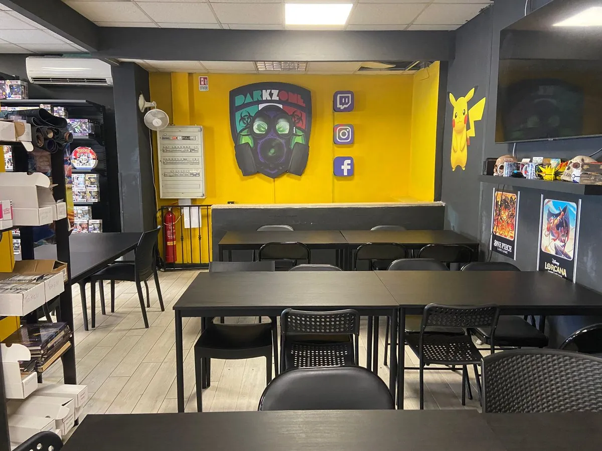 La sala tornei di Dark Zone Roma